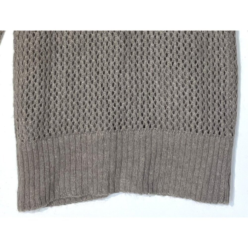 DAY Birger et Mikkelsen Taupe Wool Mohair Blend Long Sweater Cardigan - Picture 6 of 12